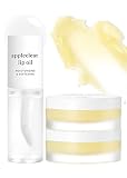 NOONI Applebutter Lip Mask Duo with Lip Oil (Clear Shade) | with Shea Butter, Apple Seed Oil and Vit