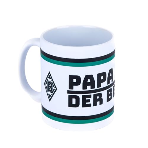 Borussia Mönchengladbach Tasse Bester Papa | Offizieller Fanartikel Fohlenshop | Gladbach Tasse Papa Geschenk Keramikbecher