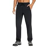 [KEFITEVD] ジャージ メンズ 下 夏 速乾 ランニング スポーツウェア ストレッチ 撥水 ゆったり 軽量 ジョギング キャンプ 秋服 ロングパンツ 涼しい 黒ズボン 2XL