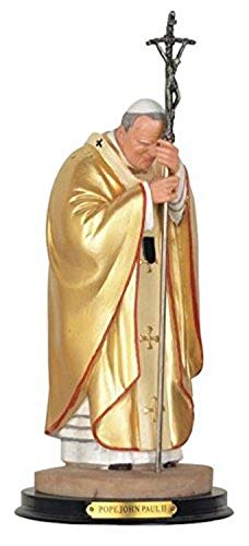 StealStreet Papa Juan Pablo II Santa Figura Religiosa decoración de Oro, 12 " Cover