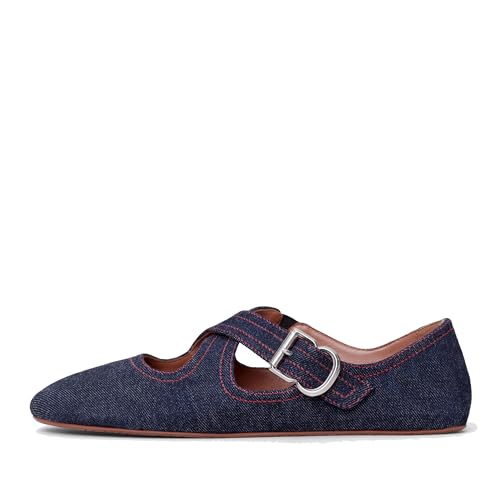 Cross Ballet Flats for Women, Cute Mary Jane Style with Round Head Design for Comfortable Ballet Shoe