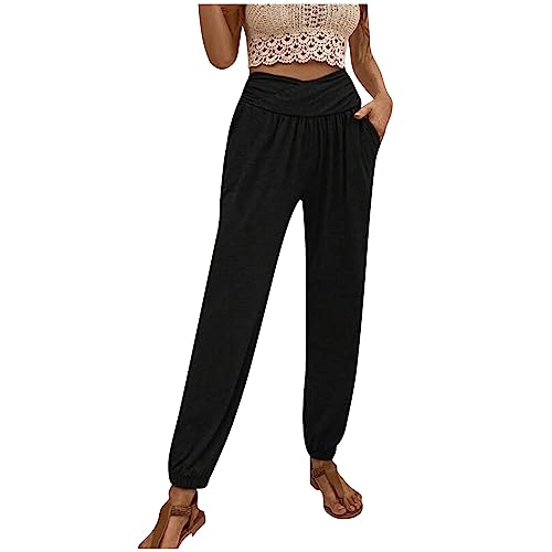 Sommerhosen Damen Leicht Und Luftig Damen Sommerhosen Leicht Sommer Hosen...