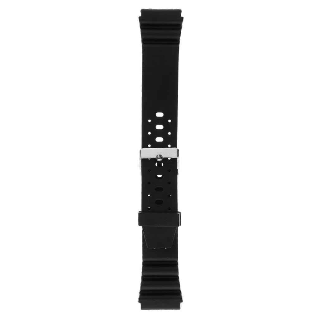 MYADDICTION Black Rubber Wristwatch Bands Strap Sports Digital Watch 20mm Jewelry & Watches | Watches, Parts & Accessories | Wristwatch Bands (B0CGVJW4Y8) Amazon Price History, Amazon Price Tracker
