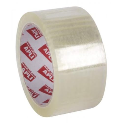 Cinta adhesiva de embalaje Premium transparente, 48 mm x 66 m 28μ - Pack de 36