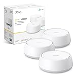 TP-Link Deco BE3600(3-pack) Mesh WiFi 7 System, Dual-Band AI Roaming Router, MLO, 4K-QAM, HomeShield, Whole Home Coverage, 150+ Devices Connection, Extender Booster, VPN, Google Home/Alexa