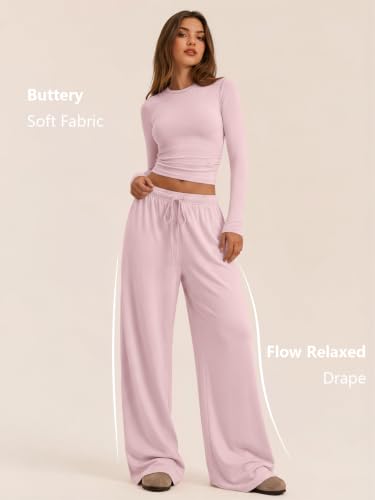 Image of Trendy Queen Women's 2 Piece 2026 Fall Fashion Lounge Set with Pockets