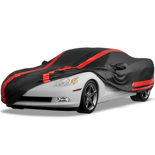 Image of JOYTUTUS Outdoor Car Cover for 2005-2013 Corvette C6 Stingray Z06 Z51