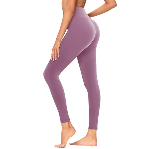 GAYHAY High Waisted Leggings for Women - Soft Opaque Slim Tummy Control Printed Pants for Running Cycling Yoga