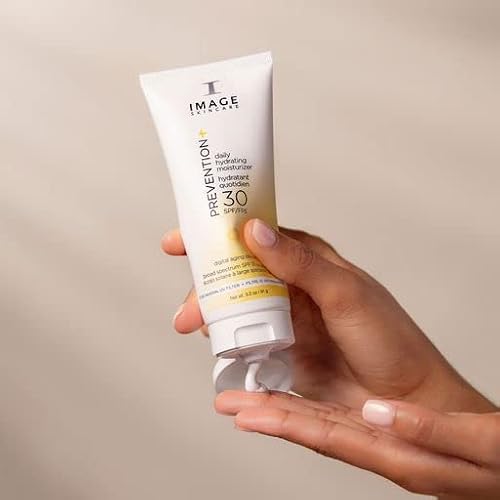 Image Skincare, Prevention+ Daily Hydrating Moisturizer Spf 30, Zinc Oxide Face Sunscreen Lotion With Sheer Finish, 3.2 Oz #TOP1