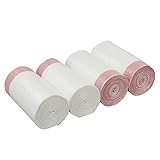 La capacidad de la bolsa es de aproximadamente 5 litros, total de 4 rollos / 240 bolsas