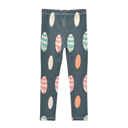 Bolaz Toddler Girls Leggings Printed Yoga Pants Leggings Colorful Eggs for Kids2