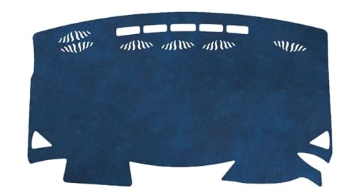 トヨタ アルファード 30系ダッシュボードVELLFIRE ALPHARD 30系 に適用ダッシュボードマット車種専用設計環境保護無臭シリコン滑り止め 車改造用品日焼け止めダッシュボード 遮光マットインテリアアクセサリー保護マット【PUレザー素材】(青色)