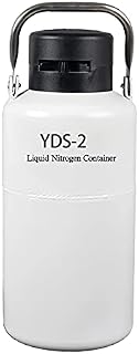 BMGIANT 2L Liquid Nitrogen Container LN2 Tank Cryogenic Dewar Flask with Straps 3
