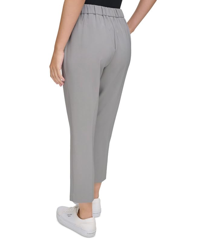 Calvin Klein Women's X-Fit Elastic-Back Pants (Tin, 10)4
