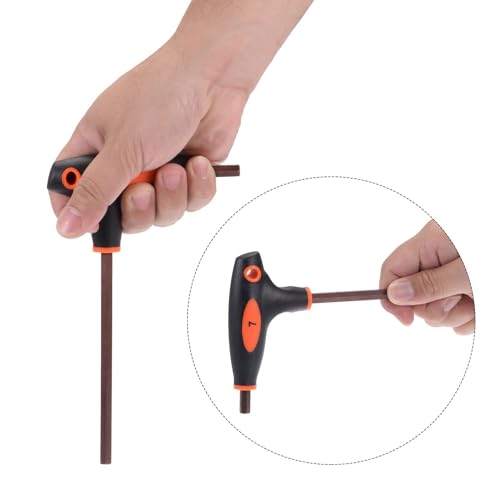 TOP-VIGOR 1Pcs 7mm Hex Key T-Handle, T Bar Dual End Wrench Spanner Allen Key for Home Repair and Mechanical Maintenance Metric S2 Steel - Image 4