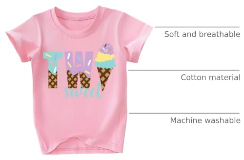 Image of Toddler Girls 2nd Birthday Shirt Outfit for Girls Cute Two Years Old Birthday Gift