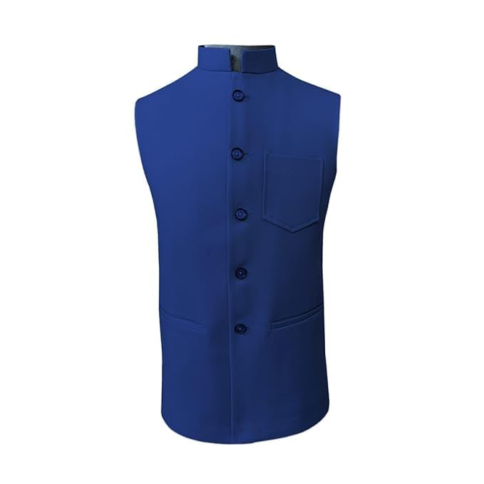 A.Z COLLECTION Premium Men's Traditional Cotton Solid Nehru Jacket/Jawaharcut Jacket/Waistcoat.-picture-50