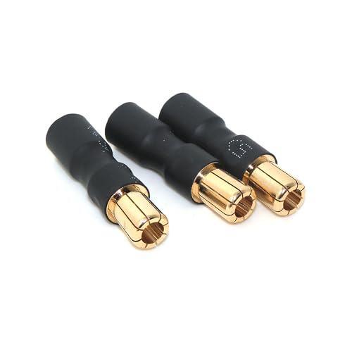 Conectores bala de 8mm macho a hembra de cobre chapado en oro para extensiones ESC Castle Mamba