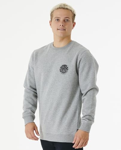 Rip Curl Men's Wettie Icon Long Sleeve Crew Sweatshirt3