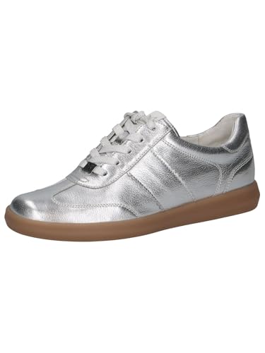 Baskets basses femme en cuir souple Caprice decontractees et amortissantes