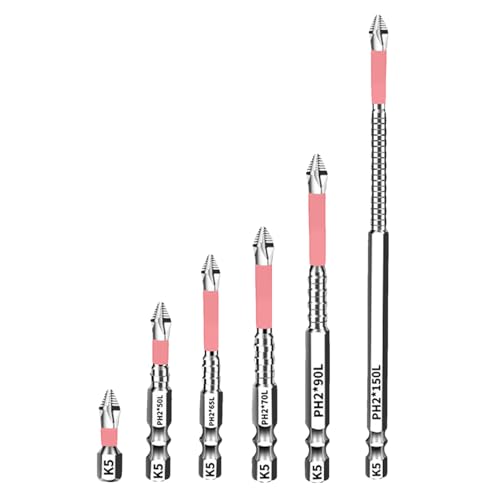 Screwdriver Bit Sets, Driver Tip Kit, Magnetic Steel Tools, Multi Purpose Repair Accessories, Screw Tool Set for Loosening, Drilling, Craft Projects, Tightening, Woodworking
