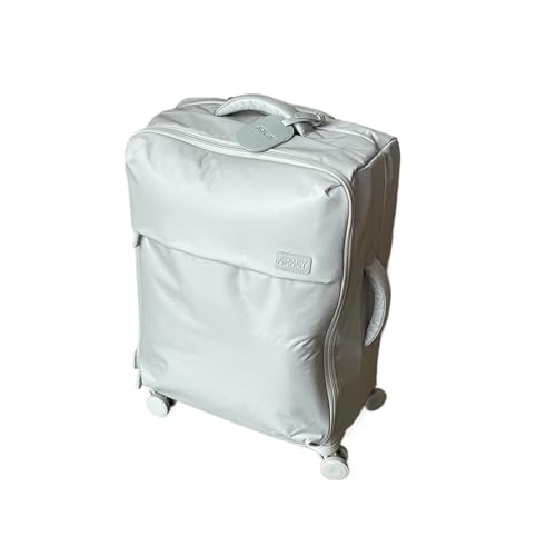 Suitcase Ultralight Oxford Cloth Suitcase Lightweight Large Capacity Suitcase Universal Wheel Waterproof Suitcase(Gray,24IN)