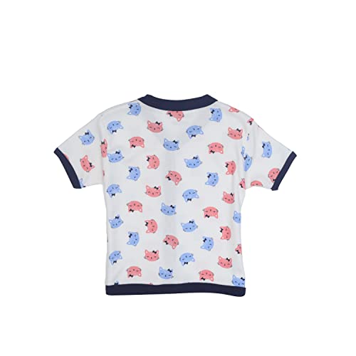 Image of NammaBaby Unisex Kid Cotton Regular Fit T-Shirt Hosiery Clothing Jhabla /Vest Front Open T- Shirt with Snap Buttons