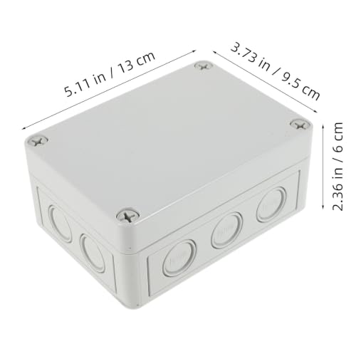 Caja de conexión impermeable COHEALI con orificios preperforados para proteger cables externos 2