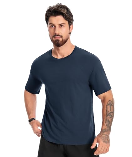 Little Beauty 5 Pack Men's T-Shirts Crew Neck Short Sleeve Cotton Tee Casual Summer Tops Oversize2