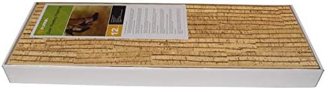 Sisal Forna 1/2" (12mm) 12"X36" Uniclic Floating Cork Flooring 17.44 SF/Box, Sustainable, Renewable, Green