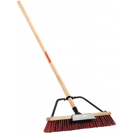 Corona Landscape Cleanup Broom 18" Head 3-Bristle Wood Handle