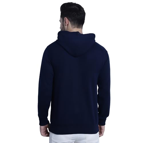 Image of Mack Jonney Solid Hooded Cotton Fleece Sweatshirt for Men (Pack of 2)-MACK50923