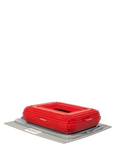 FC Bayern München Klemmbausteine Arena großes Set (Rot) I 1152 Teile Allianz Arena Bauspielzeug für Erwachsene & Kinder ab 6 Jahren I Offiziell lizenziert