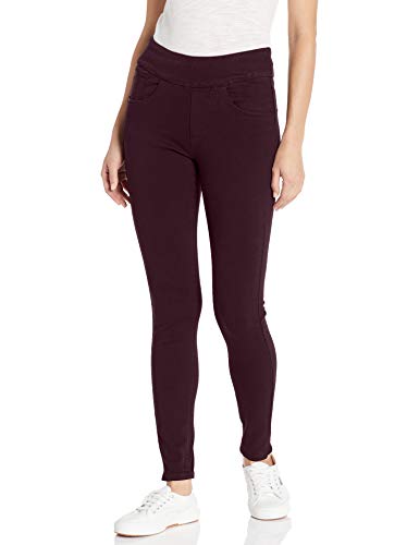 Lola Jeans Women's Plus Size Rachel Ankle, Wine, 38