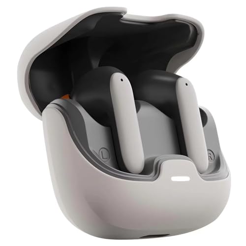 Image of iFAST True Wireless Stereo in Ear Earbuds with Quad Mic ENC | Low Latency Gaming | Type-C Fast Charging | 100 Hours Long Playtime Charging Case | Bluetooth 5.3 Earbuds TWS[ Ivory ]