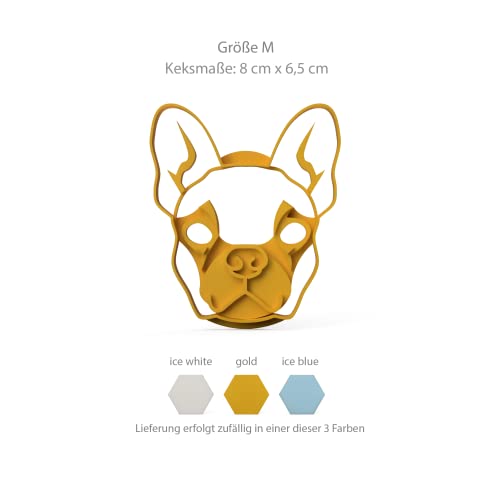 3DREAMS Keksausstecher Frenchy Hunde Ausstecher French Bulldog Ausstechform Ausstecher Weihnachten Ostern Geschenk