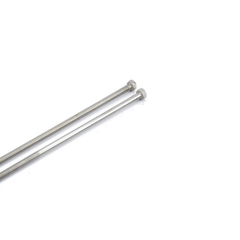 Lot de 10 tiges de vis hexagonales extra longues en acier inoxydable 304, adaptées pour mécaniques M5 x 120 mm.