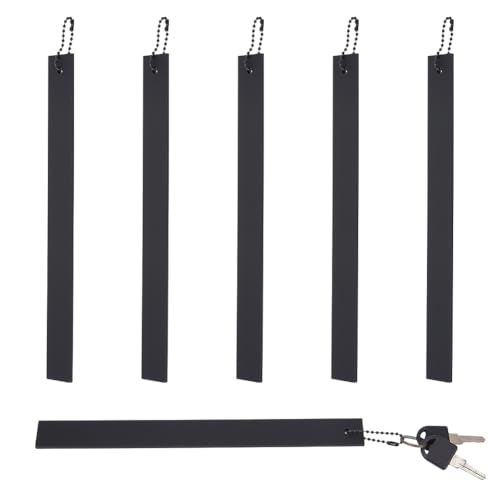 OLYCRAFT 6 Set Commercial Grade Large Keychain Slim Long Keychain