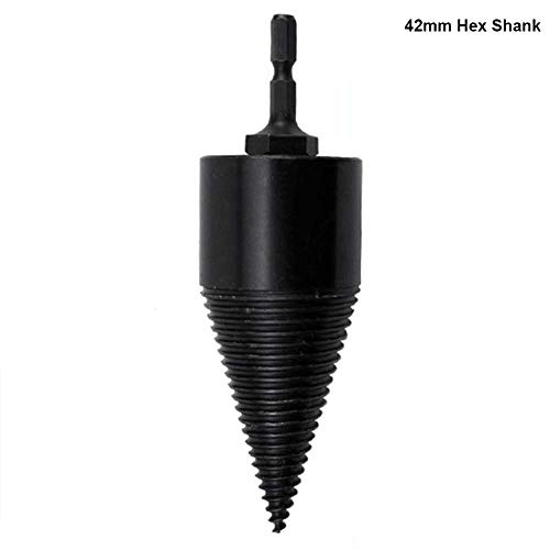 Pannow Splitting Wood Cone Drill Bit - Wood Splitter Screw Cones Log Wood
