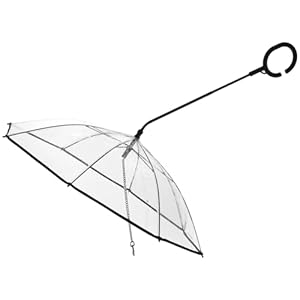 Dog umbrella umbrella for small dogs dog umbrella with chain leash puppy umbrella for rain snow day walking umbrella with c shape handle bendable bar angle adjustable   cucciolini doodles