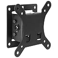Mount-It! Low Profile Tilting TV Wall Mount for 24–32 Inch Flat Screen TVs | Quick Release Small TV Mount Bracket | VESA 75x75 100x100 | 1.65” Slim Design | 30 lb Capacity | Single Stud Installation
