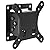 Mount-It! Small TV Wall Mount with Quick Release | Fits 13-32 Inch Screens | Low-Profile Slim Design | Tilting VESA Wall Mount 75x75 & 100x100 | RV & Office Compatible | 30lb Capacity