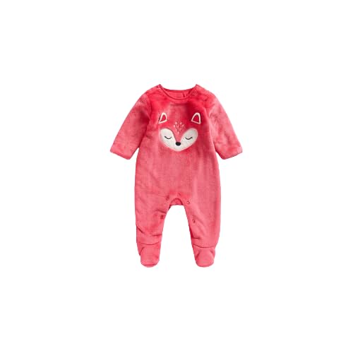MothercareBaby Girl Fox Fleece All In One
