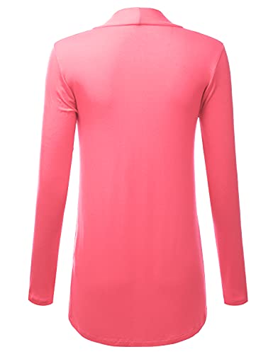 Image of LALABEE Women's Draped Open-Front Long Sleeve Light Weight Cardigan (S~3XL)