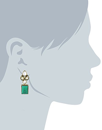 Karatcart Designer Modish Kundan Earrings For Women - Image 2