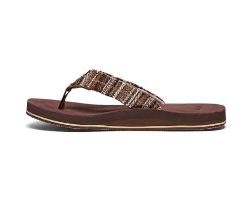 Image of Sanuk Mens Fraid Not Soft Top | Flip Flops for Men | Mens Sandals | Beach Sandals | Supportive & Lightweight | Comfort Footbed