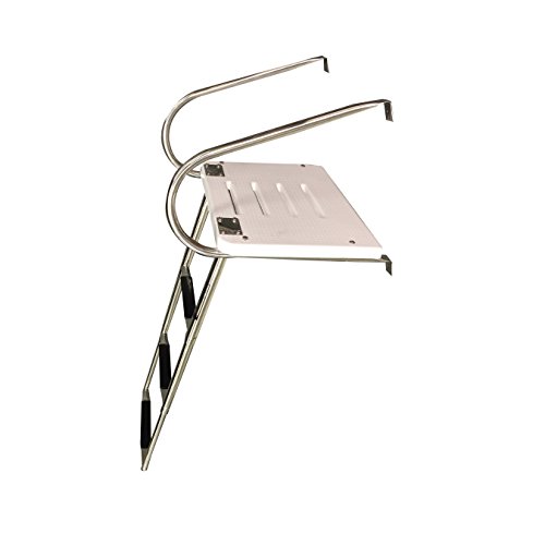 Marine Boat UNIV. Swim Platform Under Mount Telescopic Ladder 3 Step in/Outboard