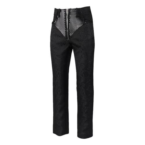 Ropa medieval para hombre, pantalones victorianos, cosplay,