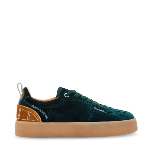 Steve Madden Steve Madden Women's Tucker Sneaker, Green Multi, 8.5