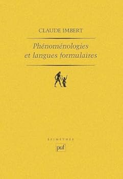 Paperback Phénoménologie et langues formulaires [French] Book